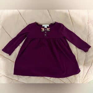 Burberry Children’s Purple Long Sleeve Dress- VGUC- 18mo